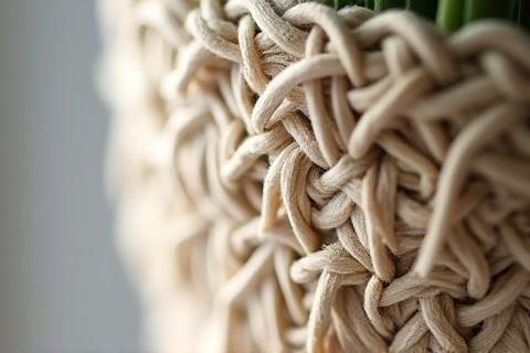 エコプランターの素材感を示すクローズアップ