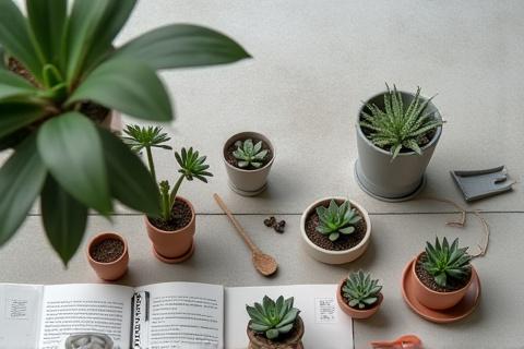 多様な多肉植物が植えられたキットのデスクトップビュー